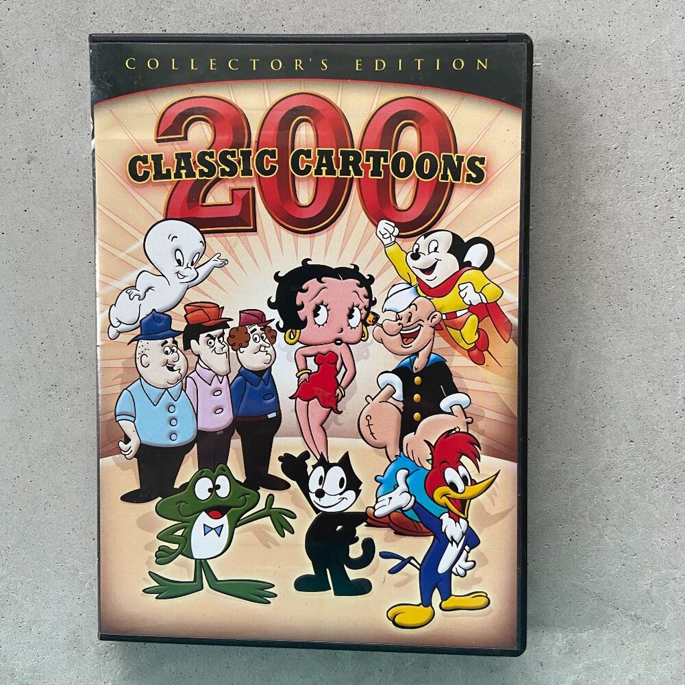 Collectors Edition: 200 Classic Cartoons – 4-Disc DVD Set